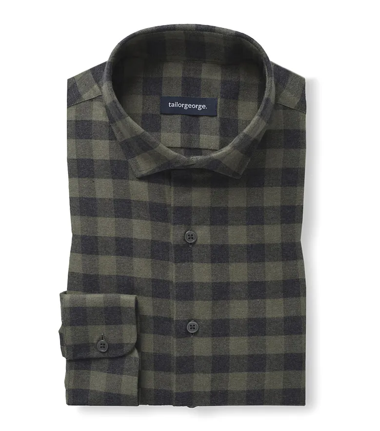 Easy-iron plain white poplin shirt