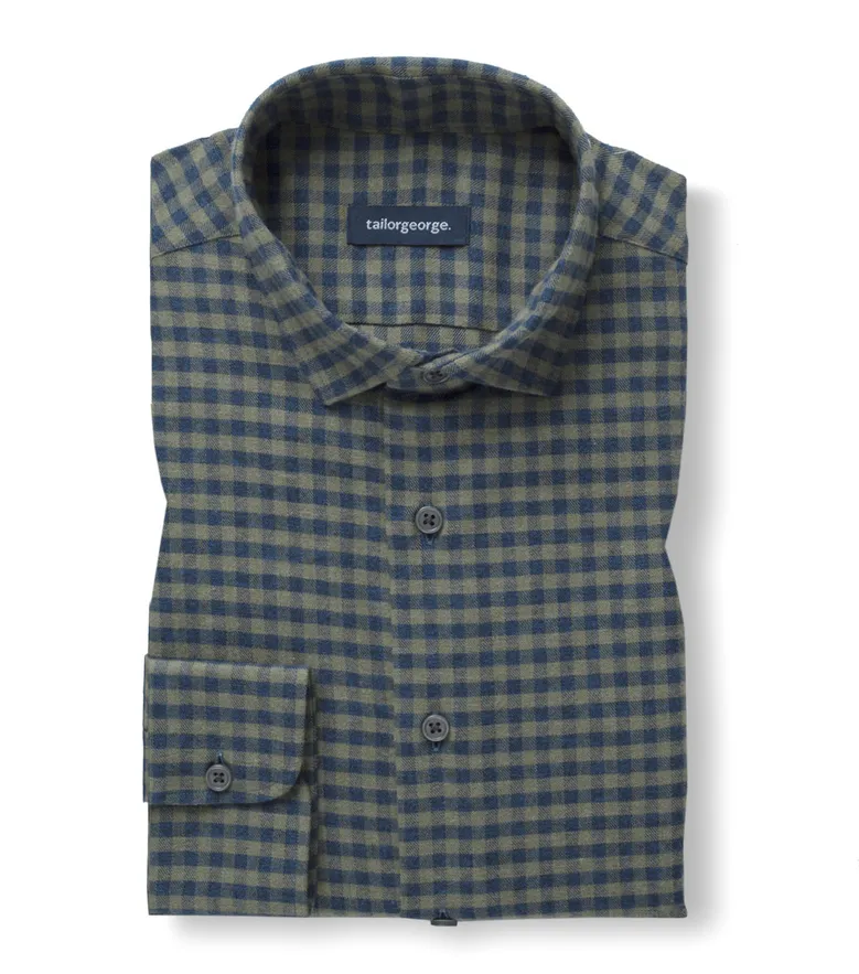 Easy-iron plain white poplin shirt