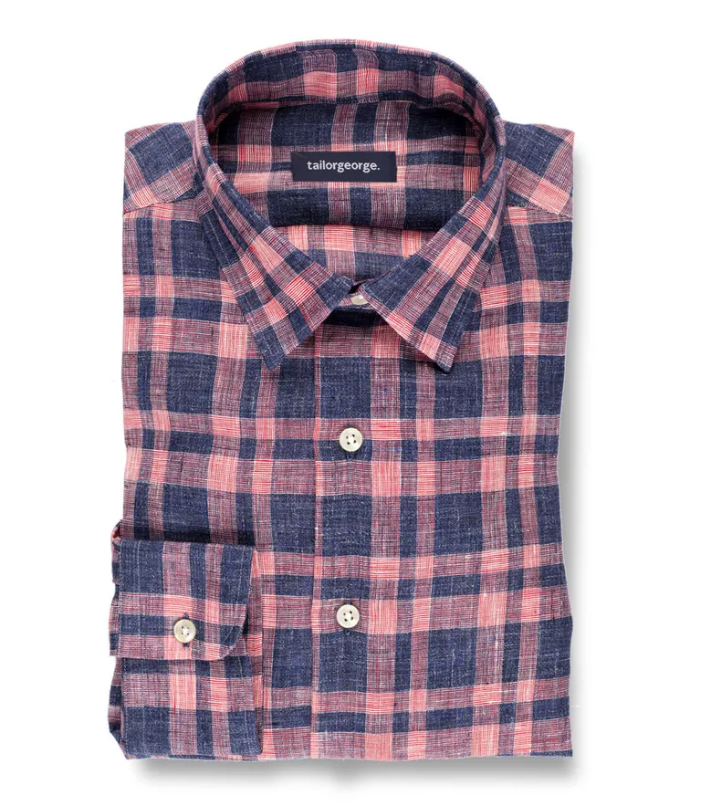 Easy-iron plain white poplin shirt
