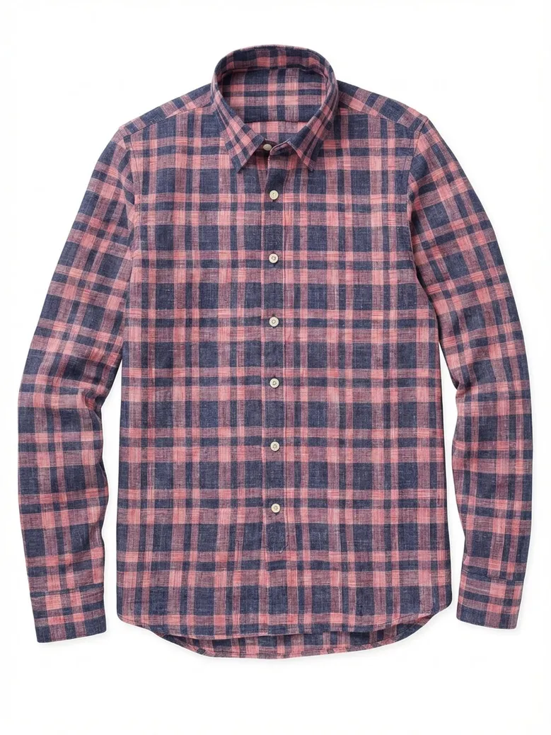 Easy-iron plain white poplin shirt