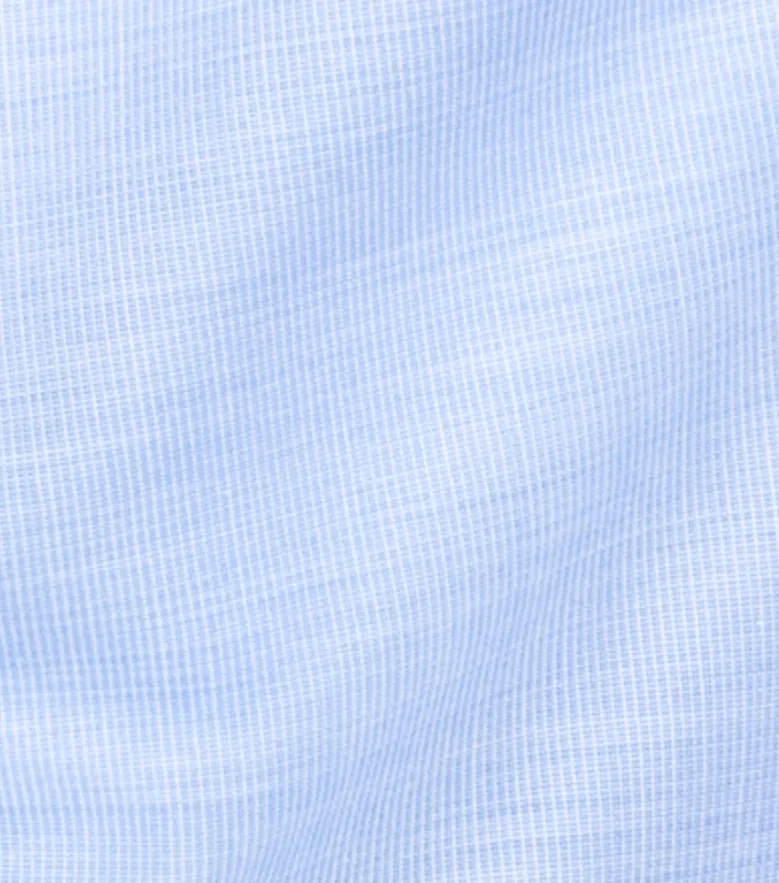 Easy-iron plain white poplin shirt