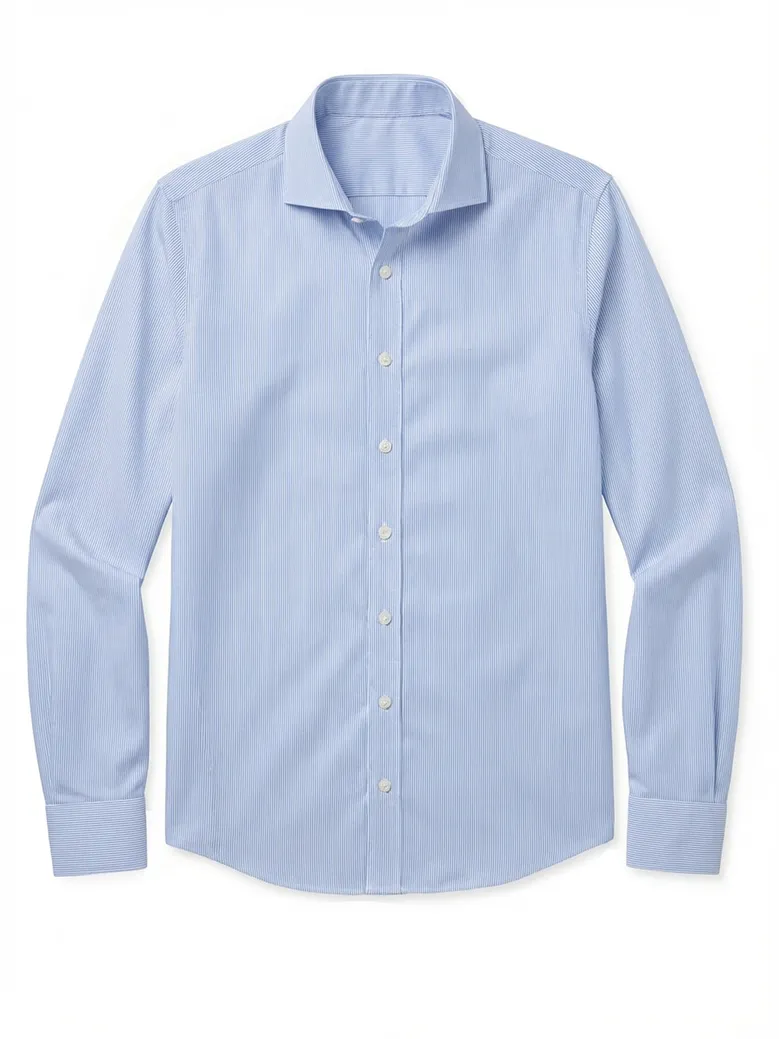 Easy-iron poplin shirt