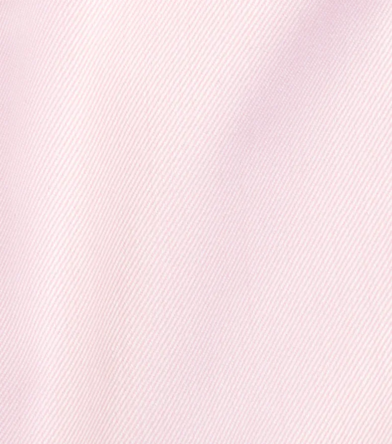 Easy-iron plain white poplin shirt