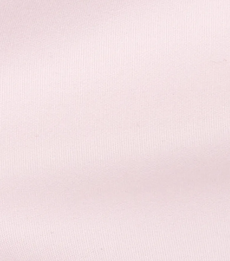 Easy-iron plain white poplin shirt