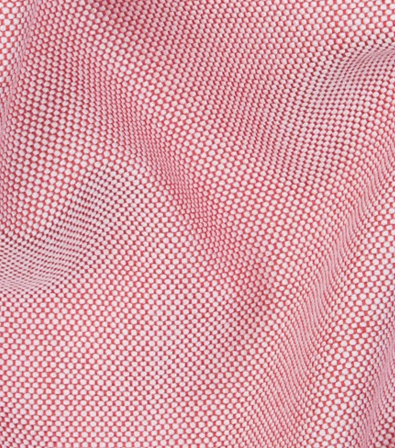 Easy-iron plain white poplin shirt