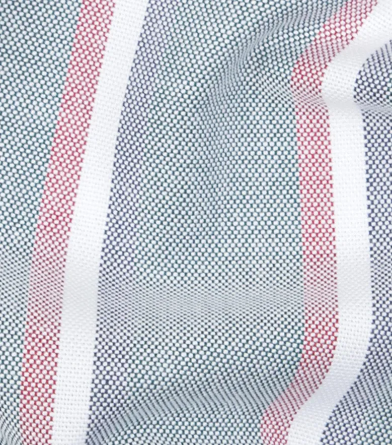 Easy-iron plain white poplin shirt