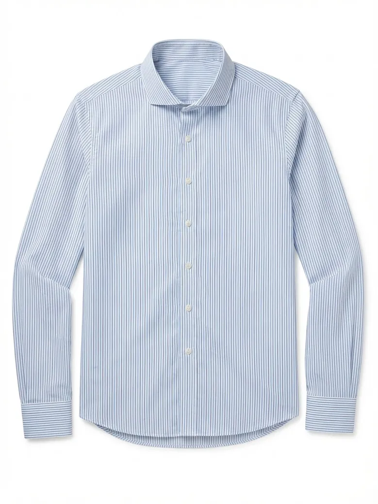 Easy-iron poplin shirt