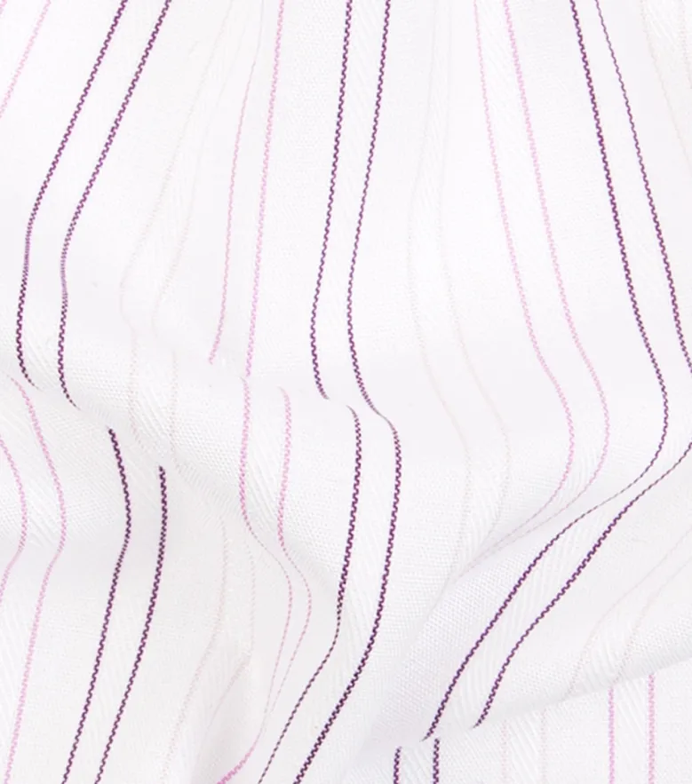 Easy-iron plain white poplin shirt