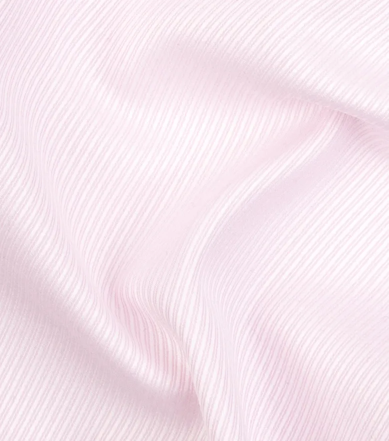 Easy-iron plain white poplin shirt