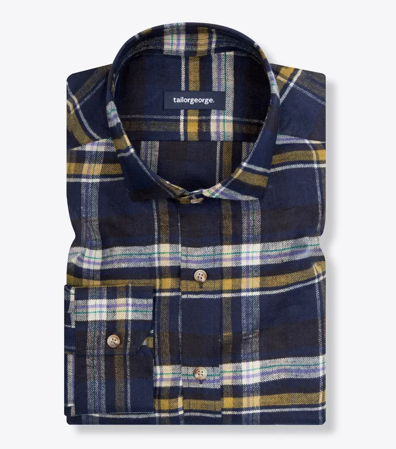 Easy-iron plain white poplin shirt