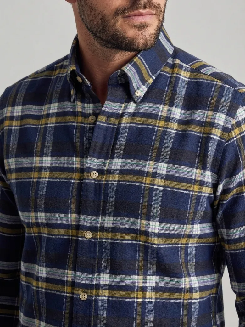 Easy-iron plain white poplin shirt