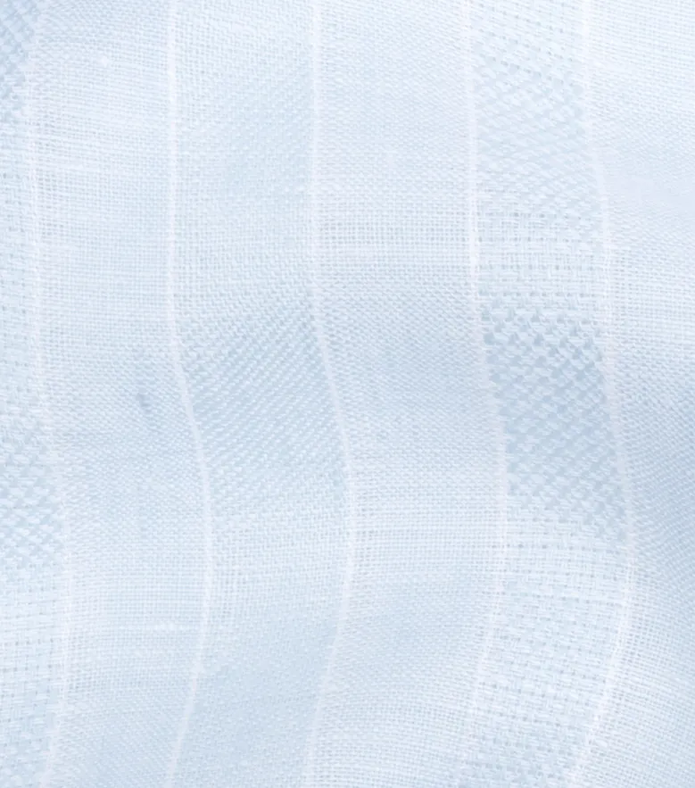 Easy-iron plain white poplin shirt