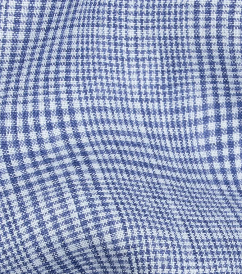 Easy-iron plain white poplin shirt