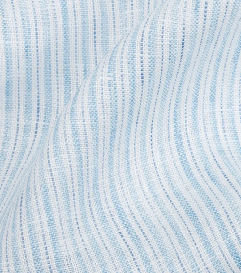Easy-iron plain white poplin shirt