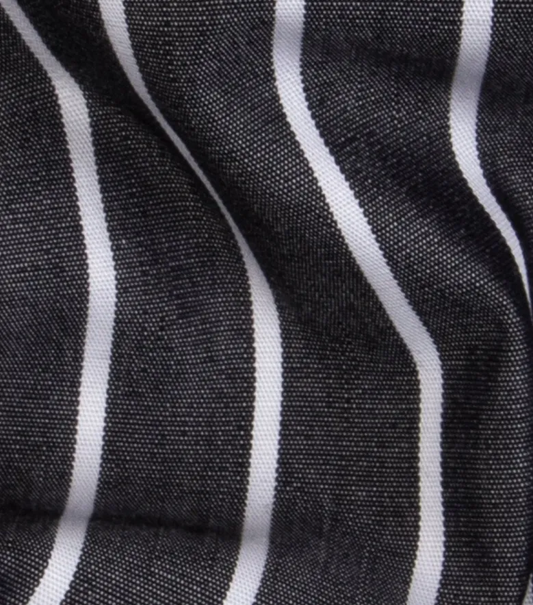 Easy-iron plain white poplin shirt