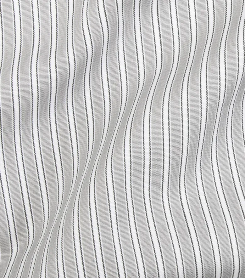Easy-iron plain white poplin shirt