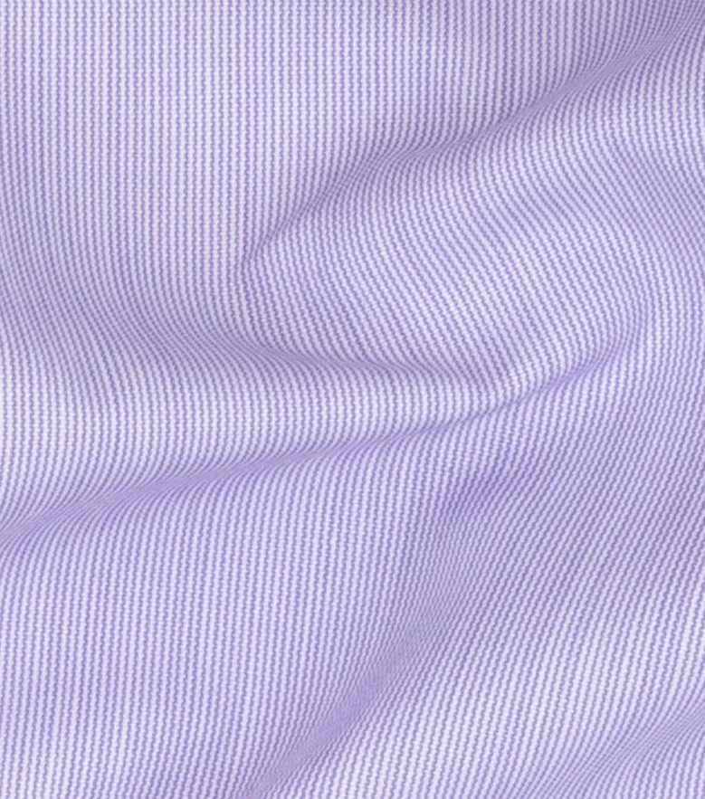 Easy-iron plain white poplin shirt