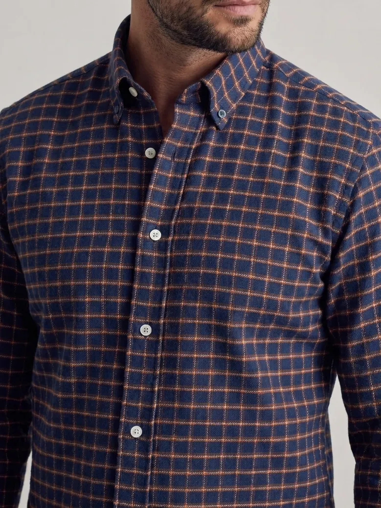 Easy-iron plain white poplin shirt