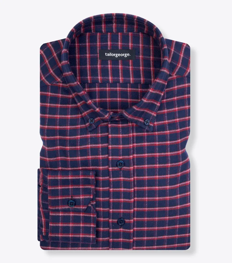 Easy-iron plain white poplin shirt