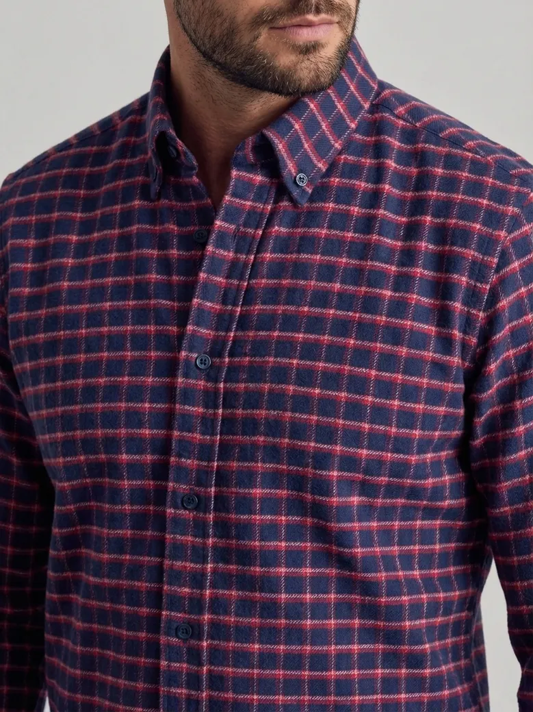 Easy-iron plain white poplin shirt