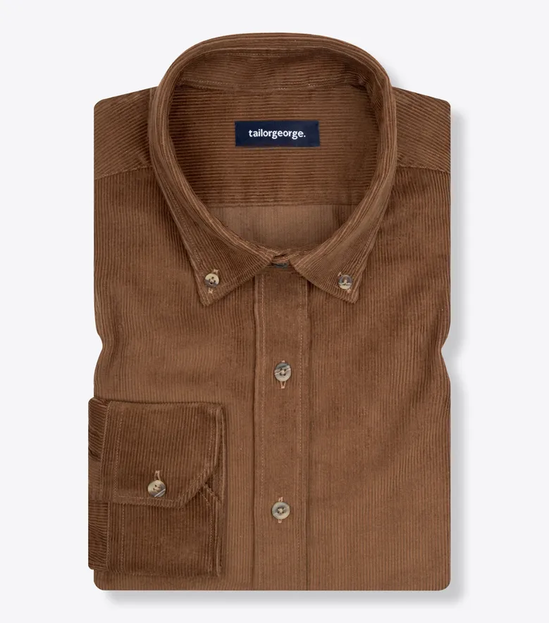 Easy-iron plain white poplin shirt
