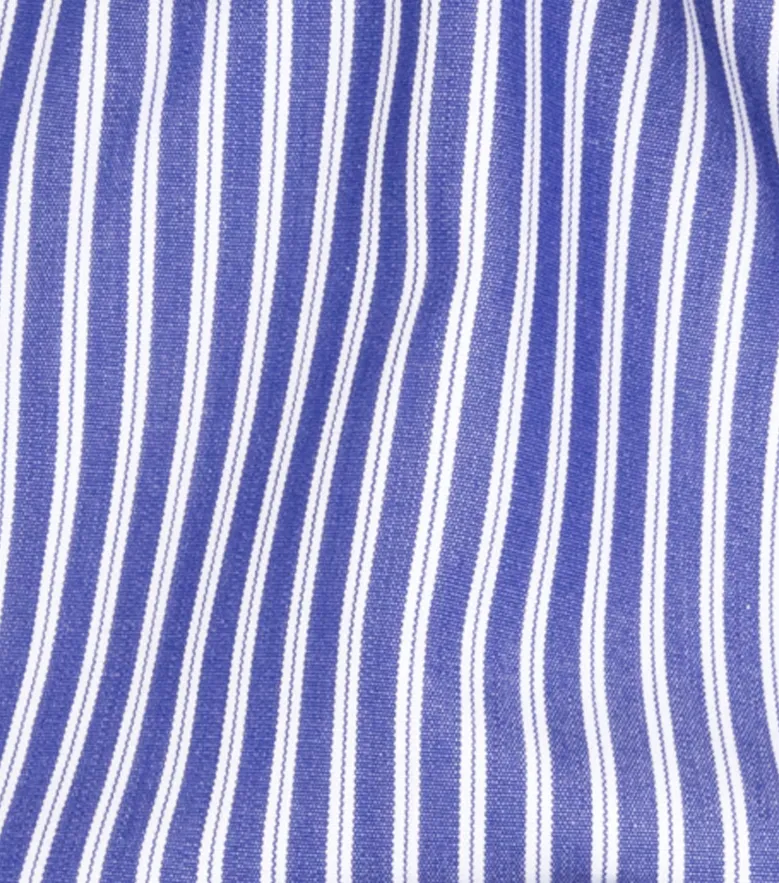 Easy-iron plain white poplin shirt