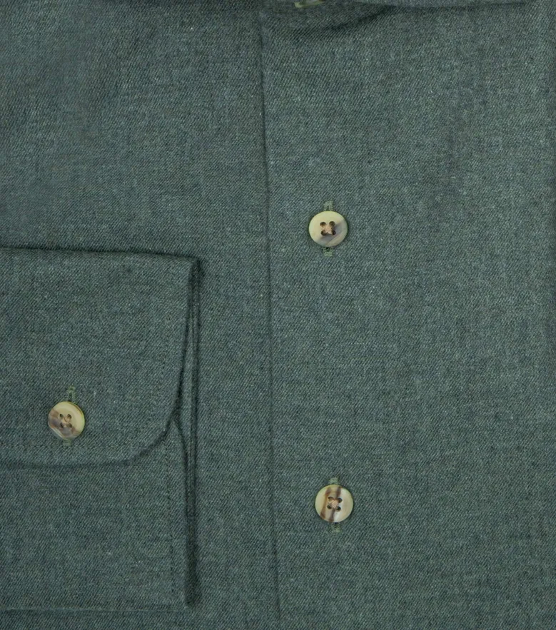 Easy-iron plain white poplin shirt