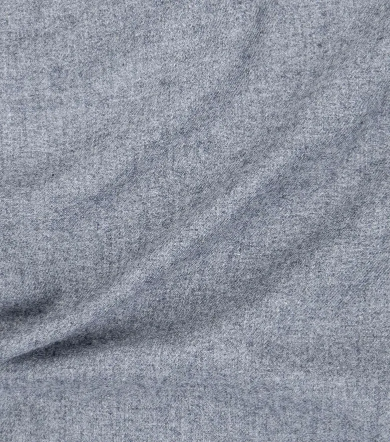 Easy-iron plain white poplin shirt