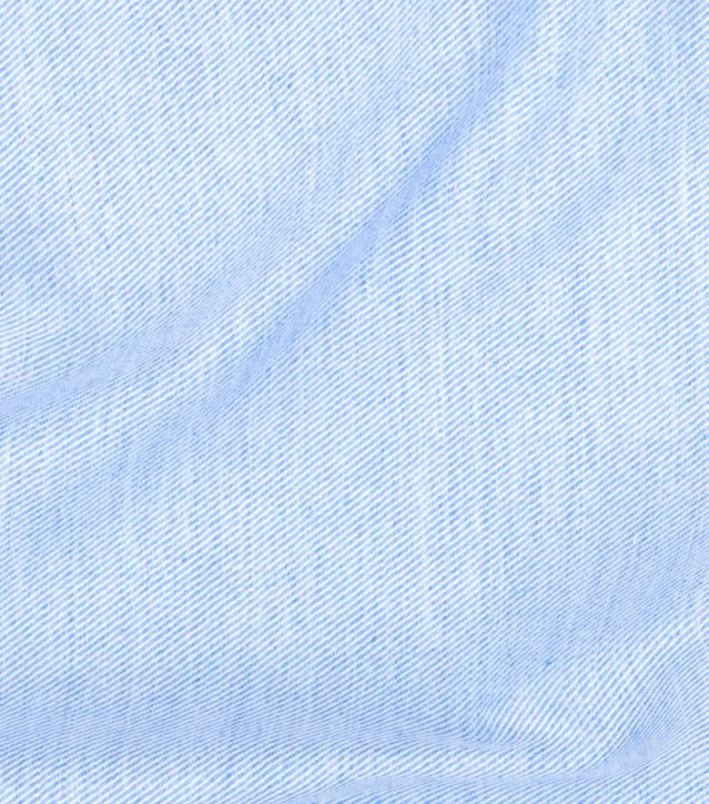 Easy-iron plain white poplin shirt