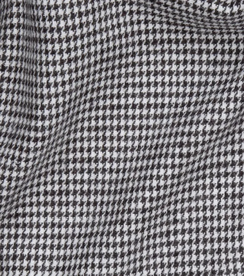 Easy-iron plain white poplin shirt