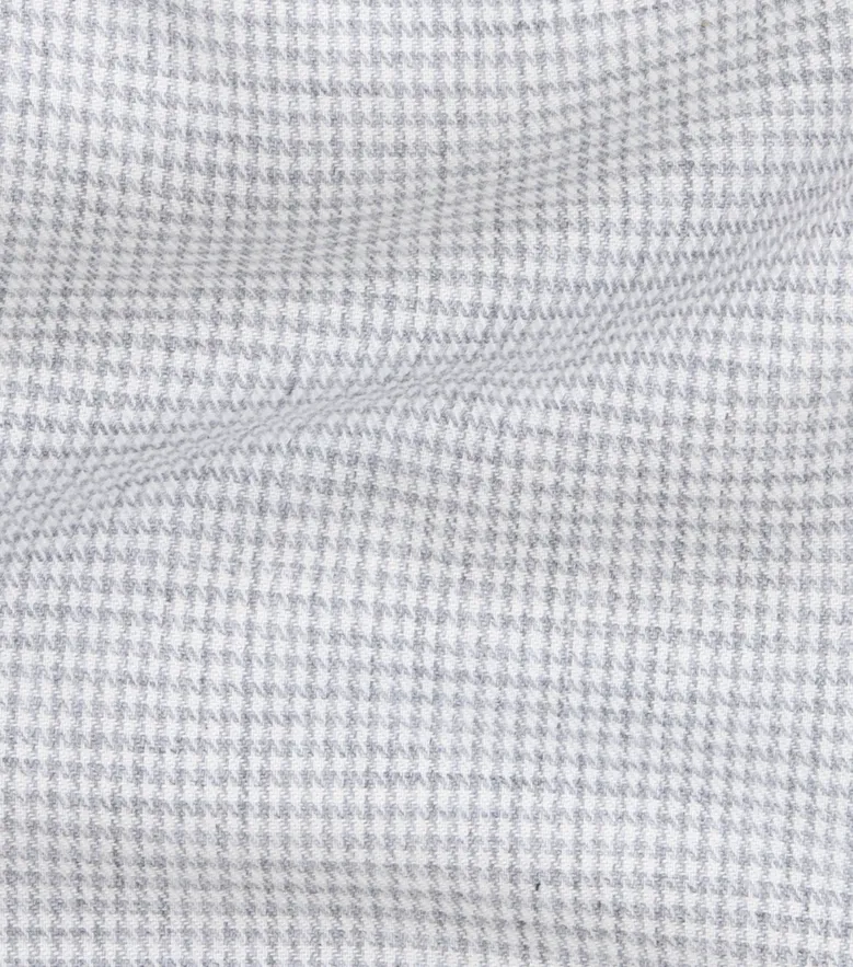 Easy-iron plain white poplin shirt