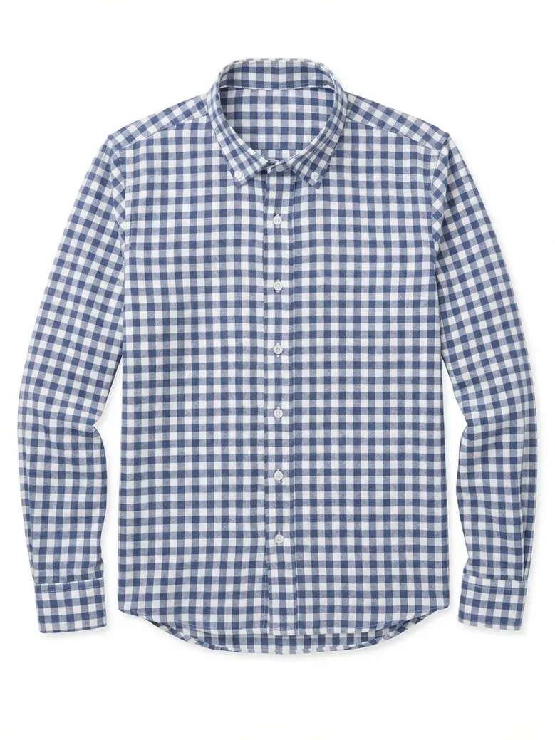 Easy-iron poplin shirt