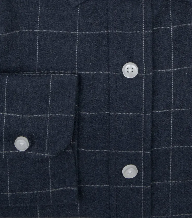 Easy-iron plain white poplin shirt