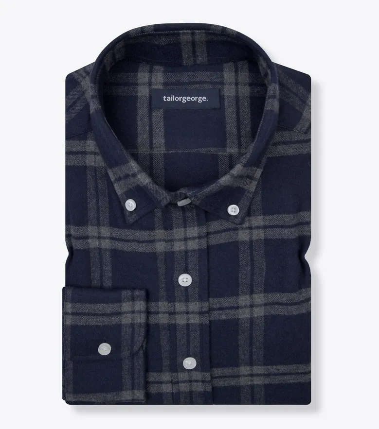 Easy-iron plain white poplin shirt