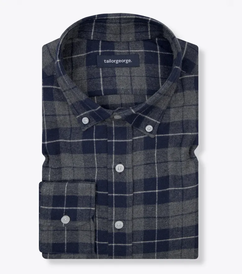 Easy-iron plain white poplin shirt