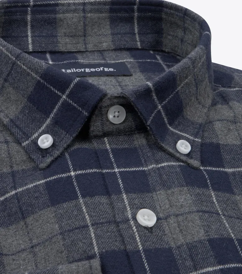 Easy-iron plain white poplin shirt