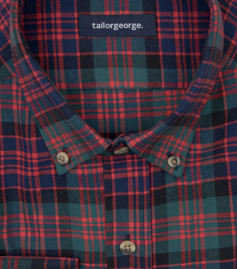 Easy-iron plain white poplin shirt