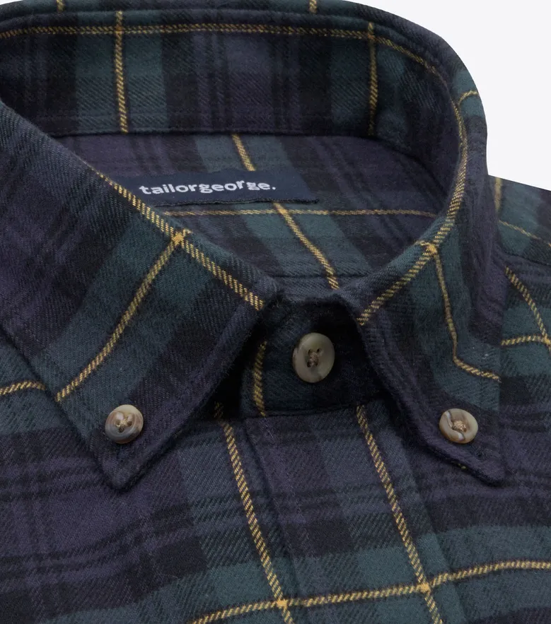 Easy-iron poplin shirt