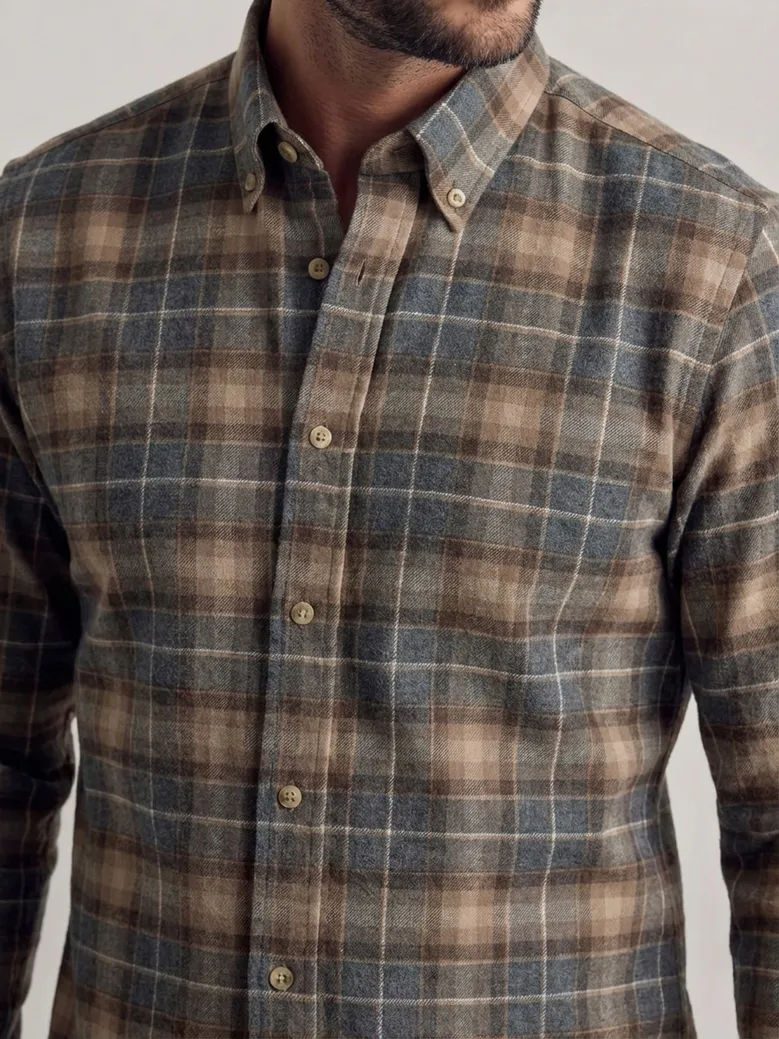 Easy-iron poplin shirt