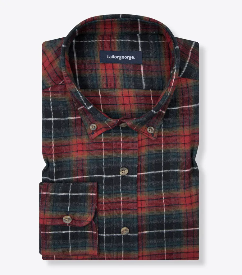 Easy-iron poplin shirt