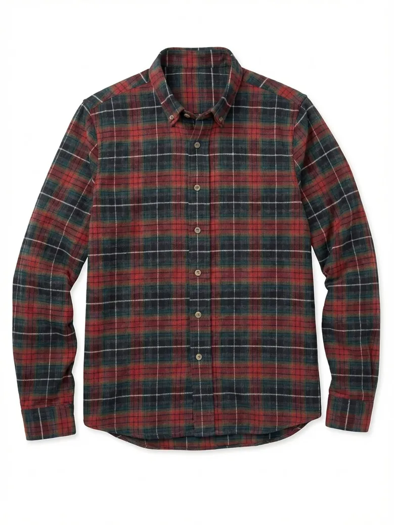 Easy-iron poplin shirt