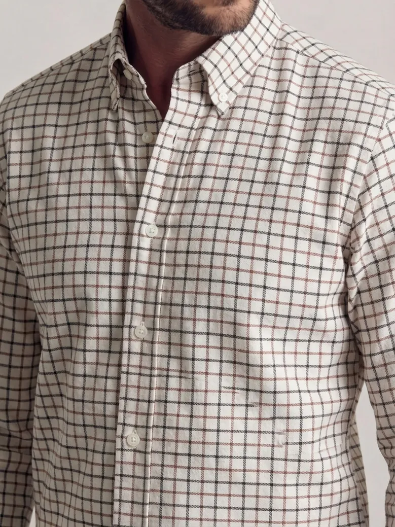 Easy-iron poplin shirt