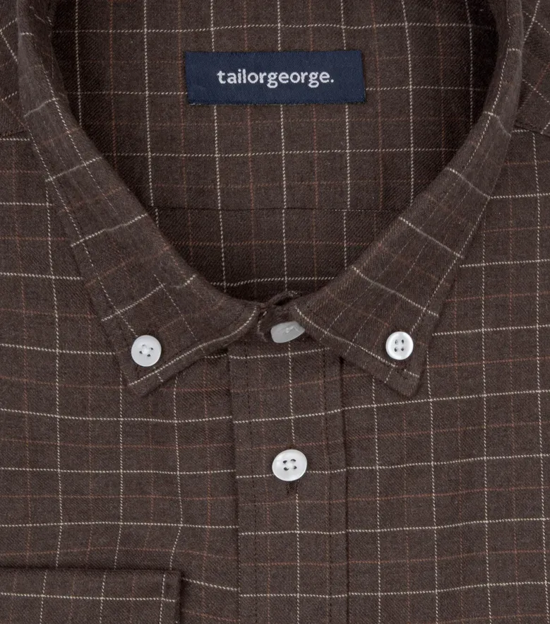Easy-iron plain white poplin shirt
