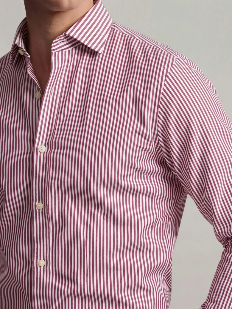 Easy-iron poplin shirt