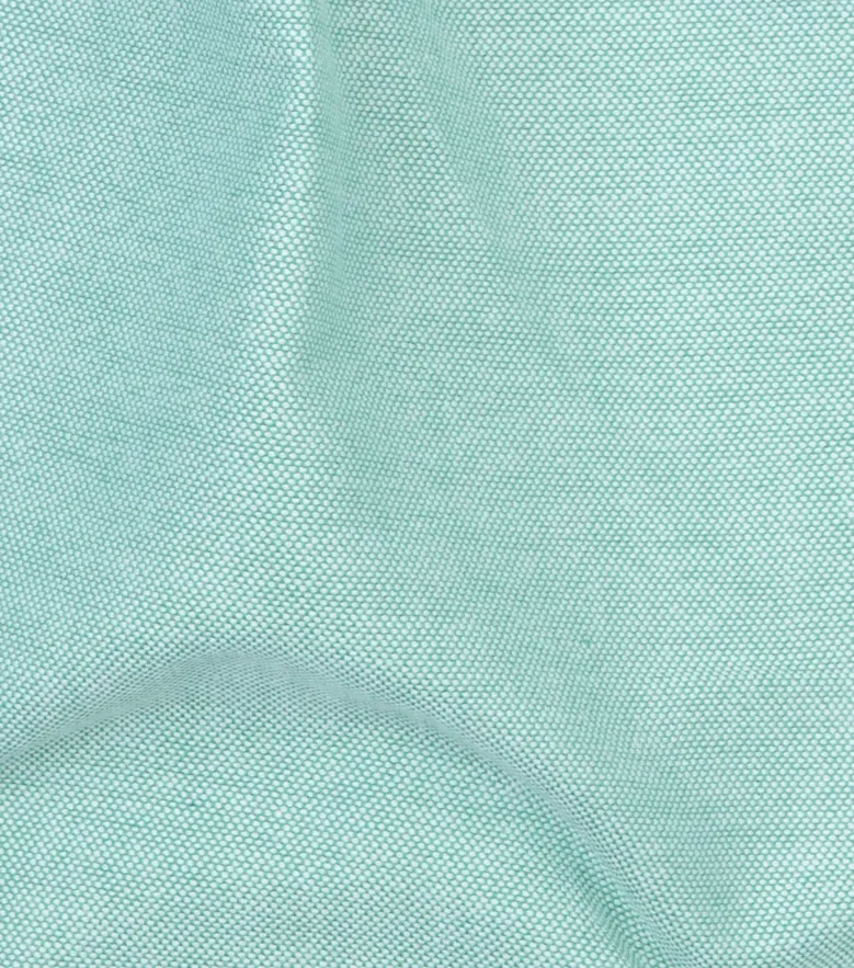 Easy-iron plain white poplin shirt