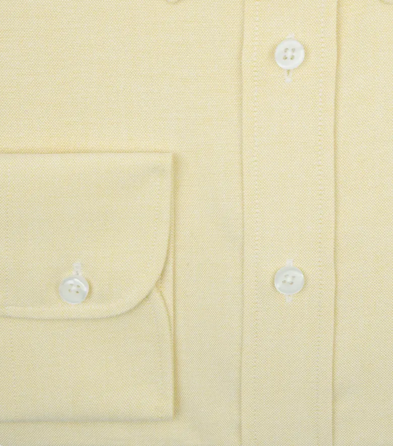 Easy-iron plain white poplin shirt