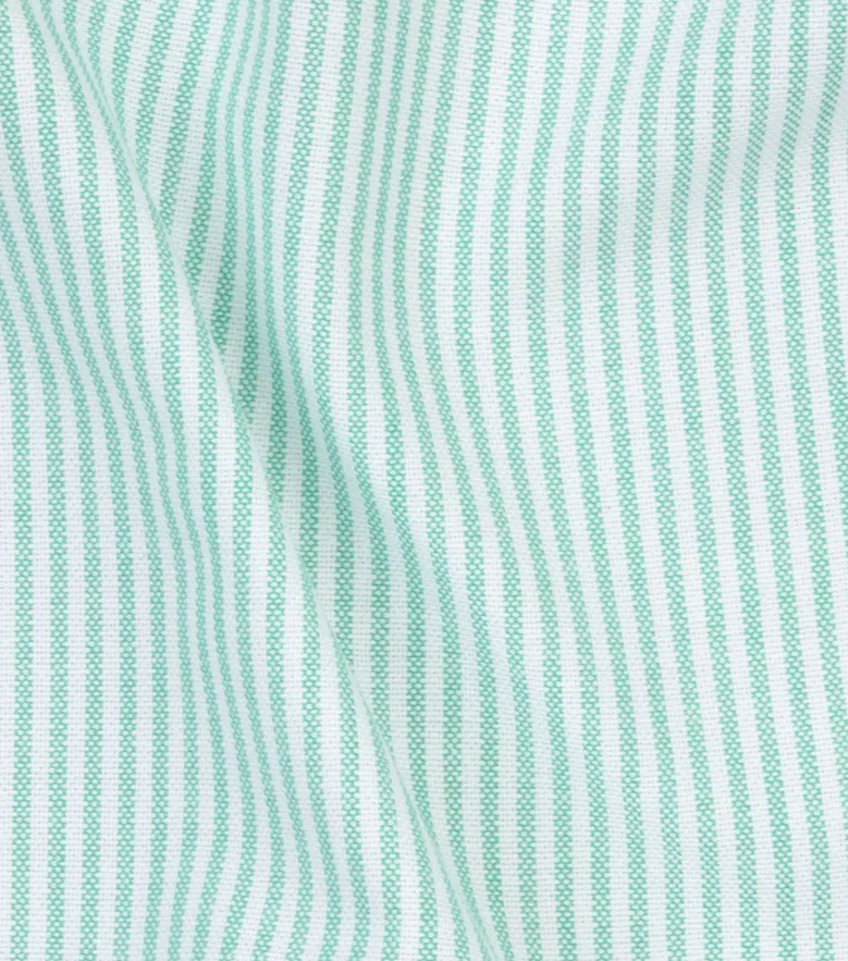 Easy-iron plain white poplin shirt