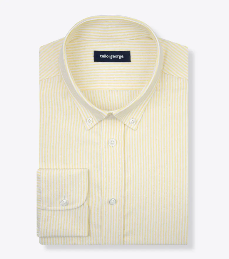 Easy-iron plain white poplin shirt