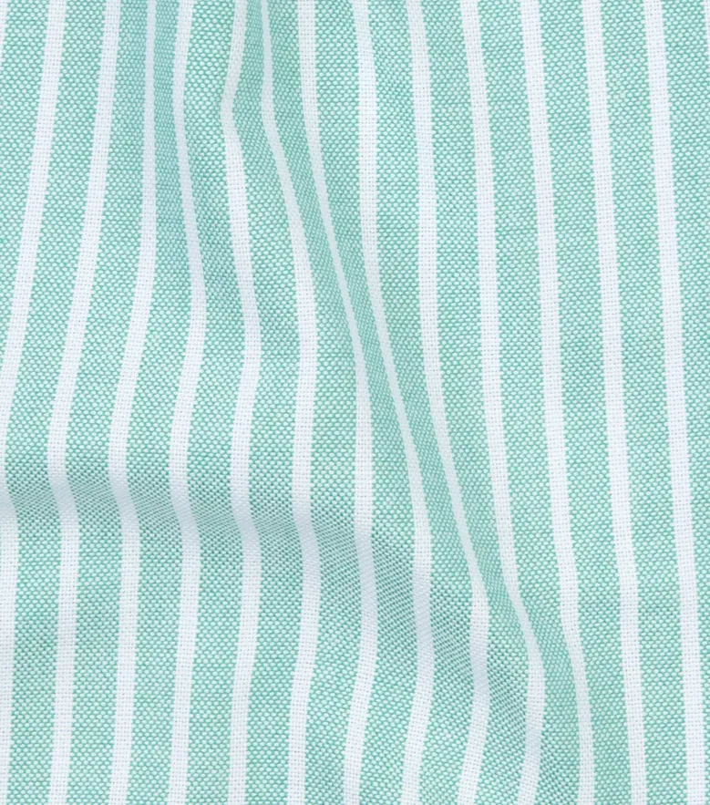 Easy-iron plain white poplin shirt