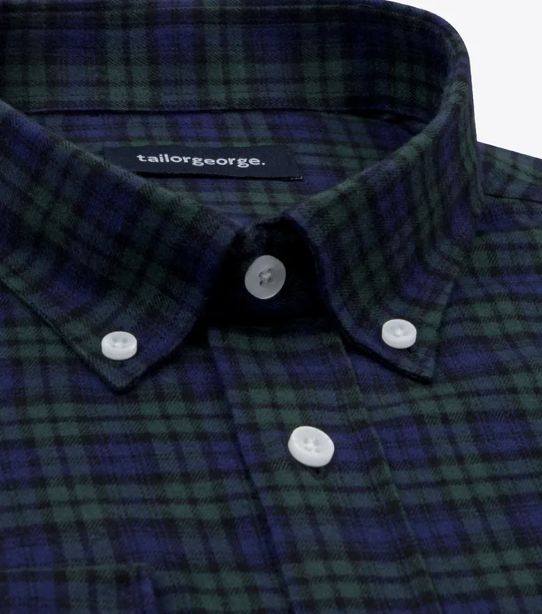 Easy-iron plain white poplin shirt